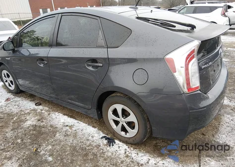 2012 Toyota Prius Four from USA, damaged, VIN JTDKN3DU0C5537225